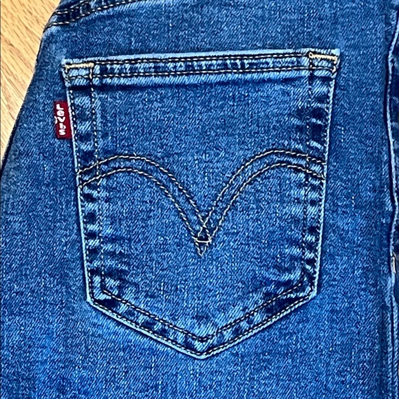-Levi's Button Fly Ribcage Straight Ankle May 2022 Blue Jeans Women's W/24 L/27 - Picture 9 of 14